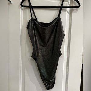 NWT Metallic Bodysuit